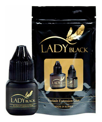 Pegante Lady Black 5ml Pestañas - Unidad a $9260