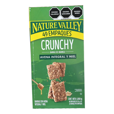 Nature Valley Crunchy Caja Jumbo De 98 Barras En 49 Empaques | Envío gratis