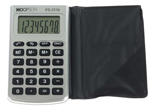 Calculadora De Bolso 8digitos C/capa Bateria/solar