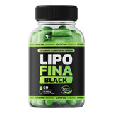 Lipofina 60 Caps Detox Black - 1 Mês O Mesmo Da Tv Original