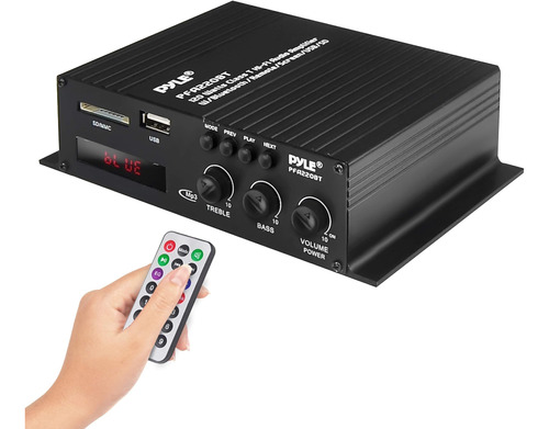 Pyle Class-t Amplificador De Audio Con Bluetooth - Mini Rece