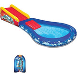 Tobogán De Agua Y Piscina Inflable Wave Crasher Surf De 