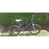 Bicicleta Oxford Spine Bmx Aro 20 Freestyle Azul Petroleo
