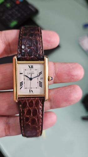 Reloj Cartier Must 8 Tornillos - Elegante Y Clásico