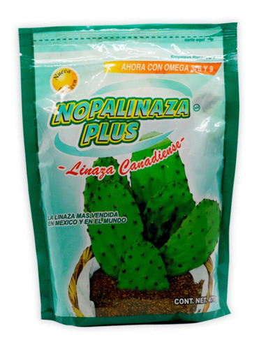 Fibra Nopalinaza (linaza Canadiense) Con Omega 3,6 Y 9 470 G Sabor Nopal