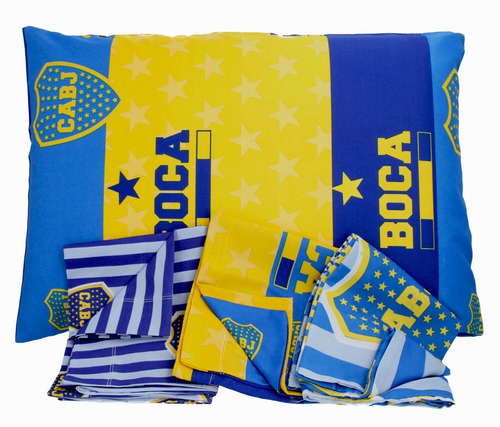 Pack 2 Fundas De Almohada Surtidas 45x80 Boca Juniors