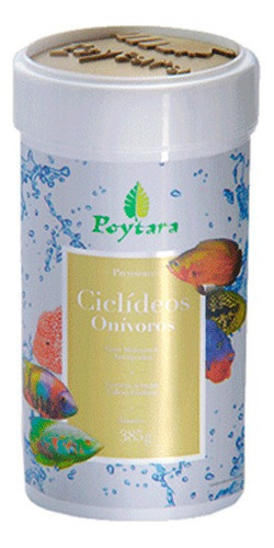 Ração Poytara Ciclídeos Onívoros 385 Gr