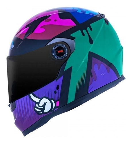 Capacete Moto Feminino Ls2 Classic Ff358 Masterpiece Az Rosa