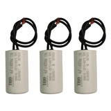 Capacitor 4uf X 400v Para Motores (3 Peças)