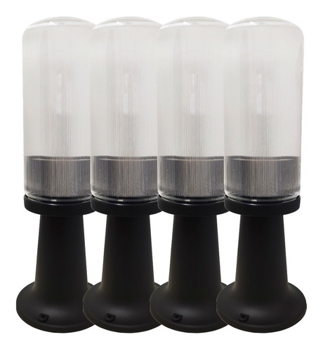 Aplique Farola De Piso Difusor Jardin Cily Pack X 4 Unidades