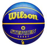 Balón De Baloncesto Wilson De Los Golden State Warriors De La Nba, Color Curry Color: Azul