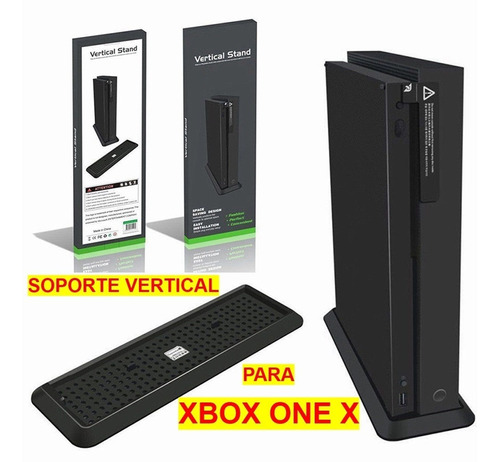 Soporte Base Vertical Stand Para Xbox One X Negro Onex