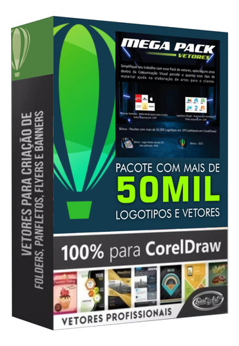 Pack Vetores Em Corel Draw 50mil - Envio Imediato 