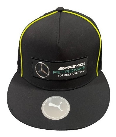 Gorra Puma Mercedes Benz Petronas 100% Original Visera Plana