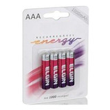 Kit Pilha Recarregável Aa 2700mah + Aaa 1000 Mha Cartela 4pç