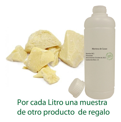 Aceite De Almendras 1 Litro Más Manteca De Cacao 1 Litro 