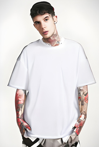 Camiseta  Para Hombre Y Mujer Manga Corta Oversize Ref 09