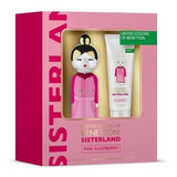 Perfume Benetton Sisterland Pinkraspberry X80ml + Lotion Volumen De La Unidad 80 Ml