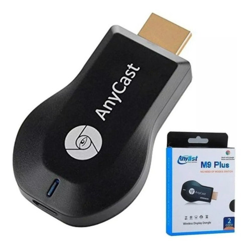 Dongle Anycast M9 Plus 1 Gb Receptor Tv Hdmi Wifi/tomasstore Color Negro