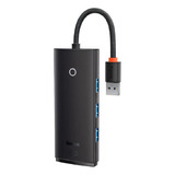 Adaptador  Hub  Baseus  Usb A + 4 Portas  Usb  Cabo De 1 ,0m