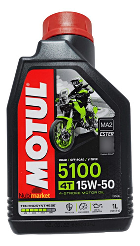 Aceite Motor Motul 15w-50 5100 Semisintético 1l Nubimarket