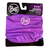 Bandana Buff Para Motociclista (diferentes Modelos) Color Morado Diseño De La Tela Liso Talla Unitalla