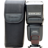 Flash Para Canon Ttl Novinho Com Case + 4bat + Carreg