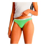 Tanga Calvin Klein Interior Para Mujer Verde Tanga Original