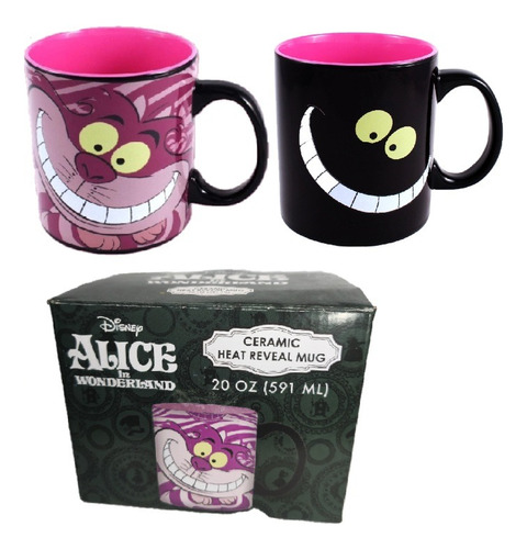 Taza Y Plato Alicia En Cerámica 12oz Para Te Y Café Disney 