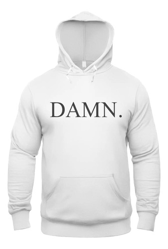 Kendrick Lamar Sudadera Hoodie Damn Black Logo Hip Hop Rap