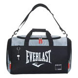 Bolso Everlast Gym Grande Deportivo Urbano Reforzado Tira De Hombro Bolsillo Color La Mejor Calidad! Diseño Color Gris Liso