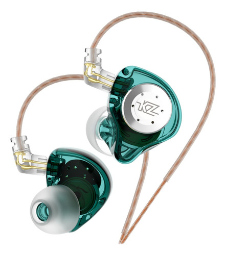 Auriculares In Ear Marca Kz Acoustics Edx Pro Cian S/ Mic