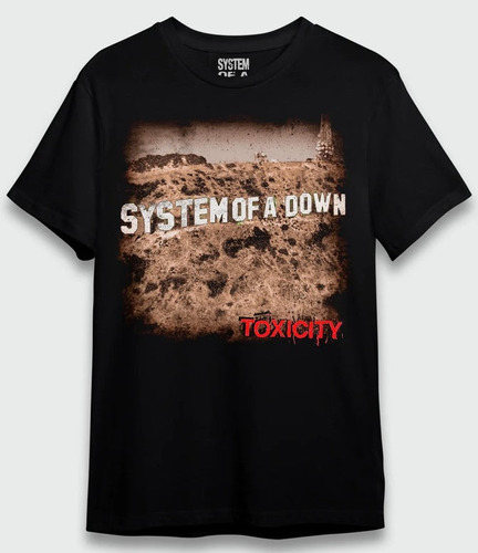 Camiseta System Of A Down Toxicity Consulado Do Rock