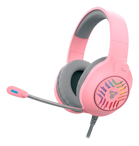 Audifonos Gamer Fantech Blitz Mh87 Rgb Sakura Jack 3.5