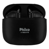 Fone De Ouvido Philco Pfi200p Air Beats Bluetooth V5.3 Ipx4 Cor Preto