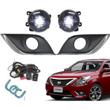 Kit Faros Niebla Nissan Versa 2015 2016 2017 2018 Led Nuevo