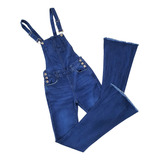 Jardinera Enterito Denim Jeans  Mujer Salvaje Elasticado