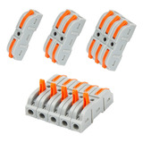 Set 35 Conectores De Cable Rapido Tipo Wago 1-1 Entrada