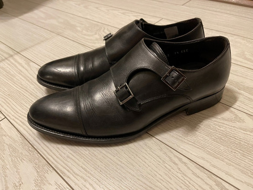 Zapatos Florsheim Italianos Doble Hebilla Muy Poco Uso 41,5