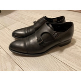 Zapatos Florsheim Italianos Doble Hebilla Muy Poco Uso 41,5
