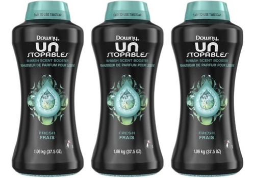 Downy Unstopables Perlas Intensificador Aroma Fresh Pack 3pz