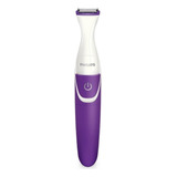 Depilador Elétrico Sem Fio Philips Brt383/15 Branco E Roxo