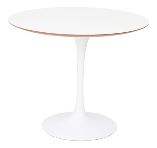 Mesa De Jantar Saarinen 90cm Mdf Branca