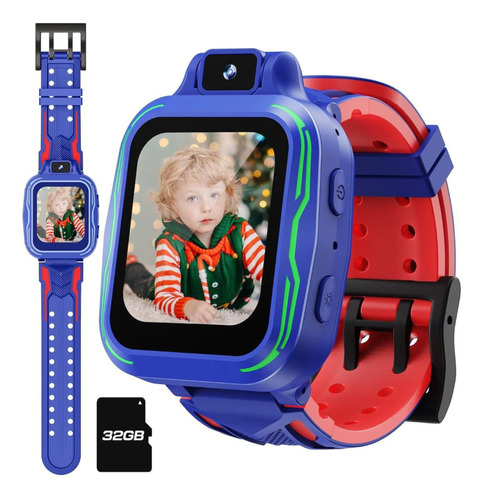 Reloj Inteligente Niños Con Musica Camara Juegos Video 32gb