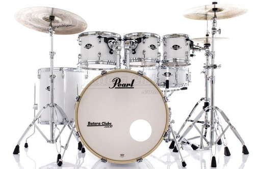 Bateria Pearl Export Exx Series Mahogany Pure White 22¨,8¨,1