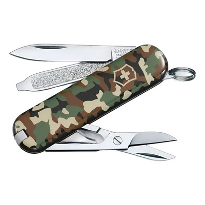 Cuchillo Victorinox Classic Sd Camouflage de 7 funciones para camuflaje de colores | Meses sin interés