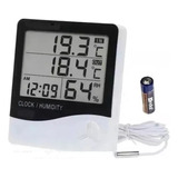 Higrômetro Termometro Max E Min Com Sensor Externo Klx