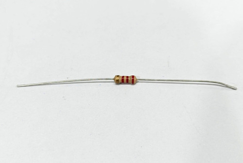 20pçs Resistor Cr25 2k2 5% 1/4w