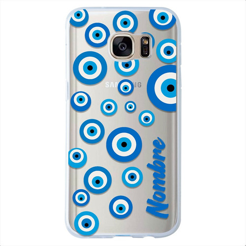 Funda Para Samsung Galaxy Ojo Turco Personalizada Con Nombre