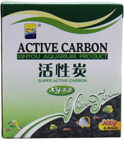 Carbon Activado Acuario Filtro Pecera Plantas Peces 300 Gr